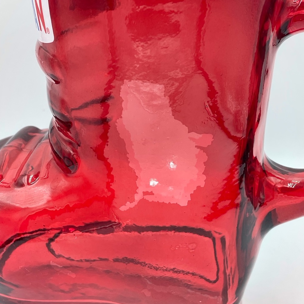 Vintage 24 oz Glass Molson Canadian Skate Boot Stein Mug - Picture 8 of 11